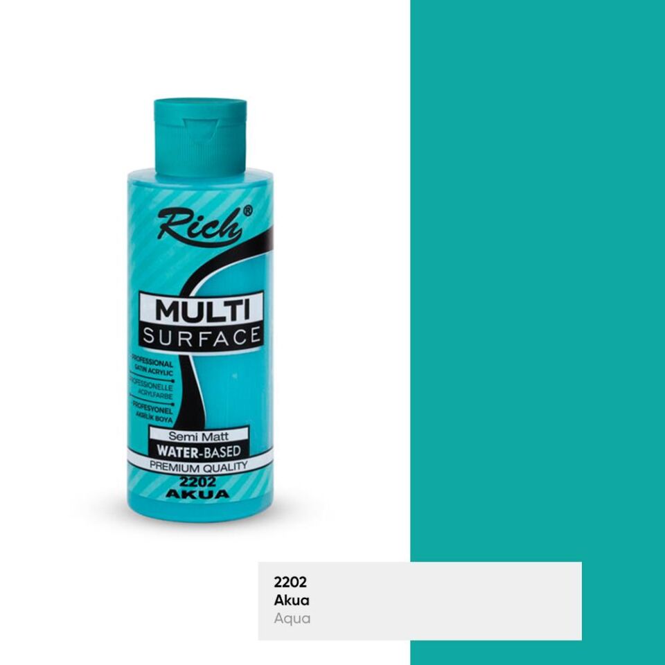 Rich Multi Surface Akrilik Boya 120 Cc Akua Mls-120-2202