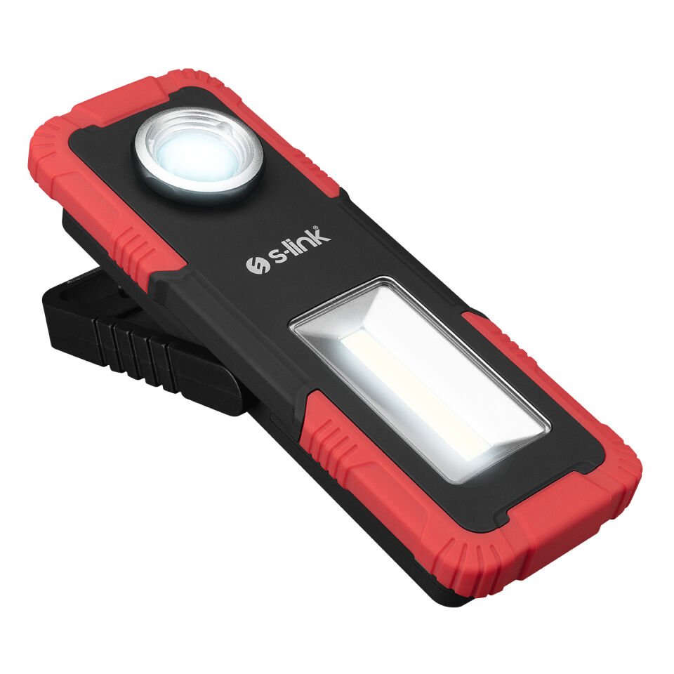 S-link Sl-f541 3w Cob+2w Ledli 1200mah Usb Şarjlı Zoom Özellikli Led El Feneri