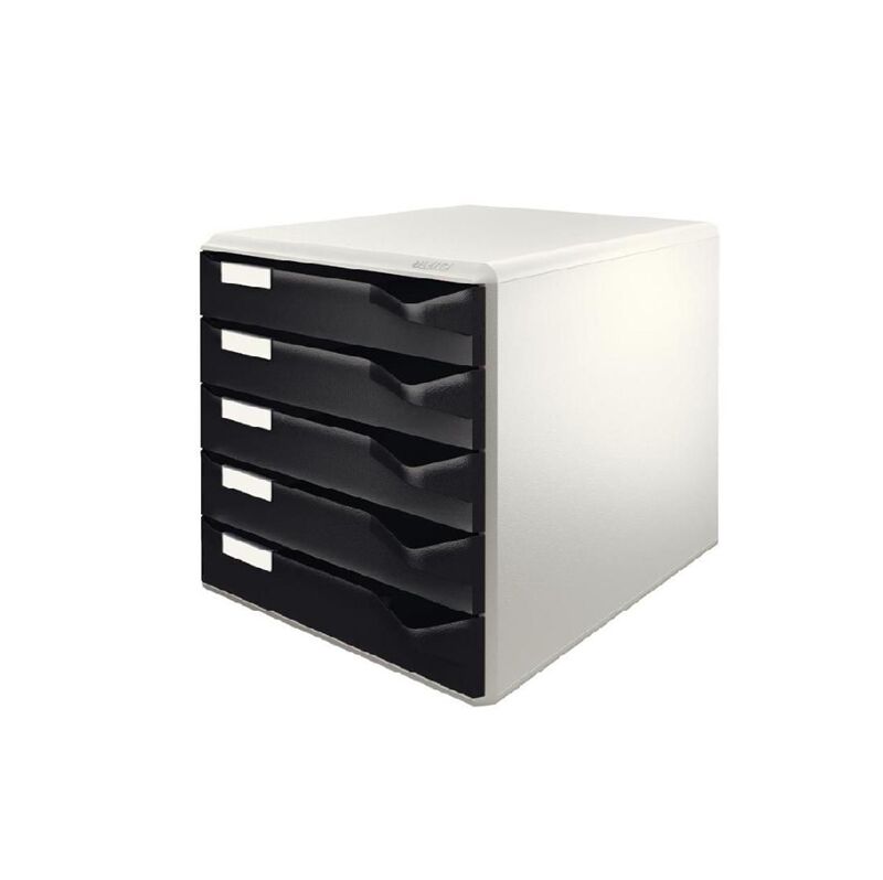 Leitz Çekmeceli Evrak Rafı 5 Çekmeceli Siyah 52800095