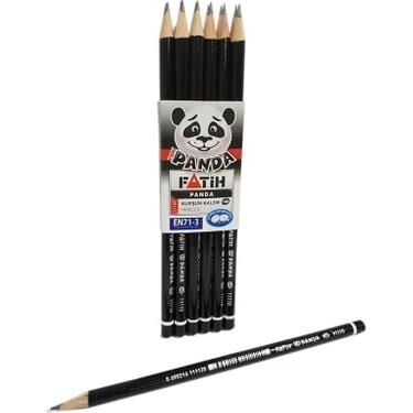 Fatih Kurşun Kalem Mercanlı Panda Yuvarlak Fa-11110