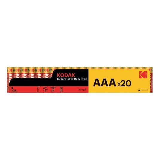 Kodak Pil Çinko Karbon 20'li Aaa K3ahz-20 (30424654)
