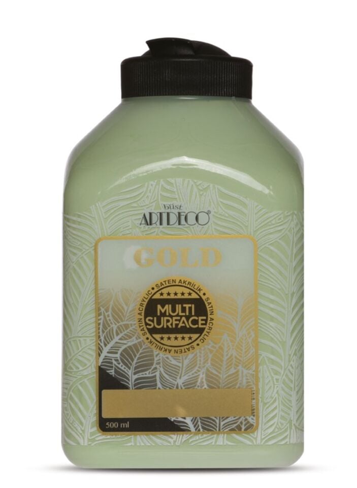 Artdeco Gold Multi-surface Akrilik Boya 500ml Retro Yeşil 281 Lv-y-g70l-281