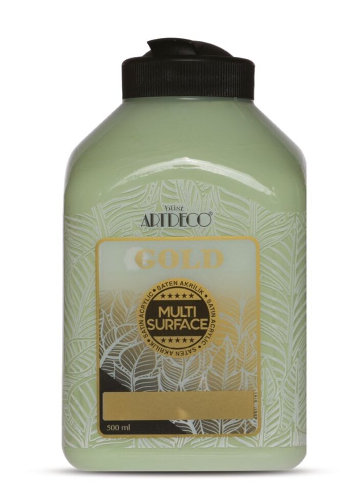 Artdeco Gold Multi-surface Akrilik Boya 500ml Retro Yeşil 281 Lv-y-g70l-281