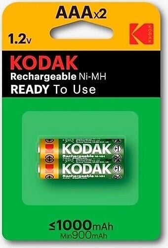 Kodak Pil Şarjlı Kalem 2'li Aaa 1000 Mah Ni-mh 30954021