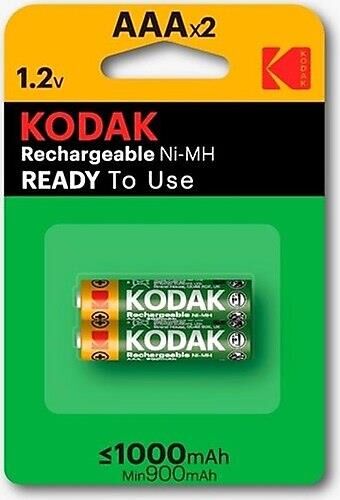 Kodak Pil Şarjlı Kalem 2'li Aaa 1000 Mah Ni-mh 30954021