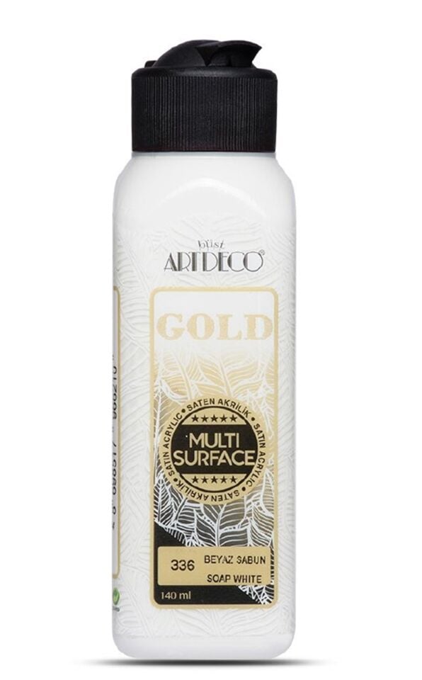 Artdeco Gold Multi-surface Akrilik Boya 140ml Beyaz Sabun 336 Lv-y-g70r-336