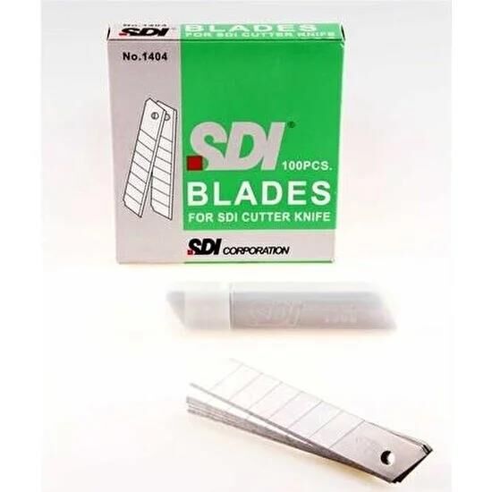 Sdi Maket Biçaği Yedeği Geniş (10'lu Tüp) 1404