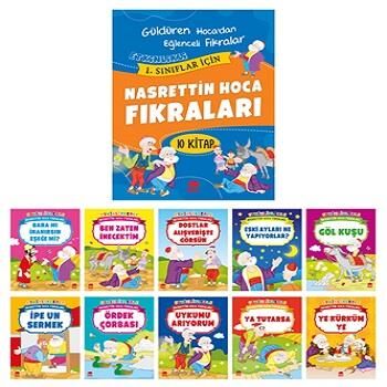 Ema Nasrettin Hoca Fıkraları 1. Ve 2. Sınıf Büyük Boy ( 10 Kitap ) Adet