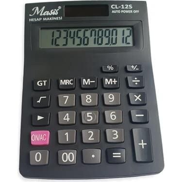 Masis Hesap Makinesi Masaüstü12 Hane Cl-12s