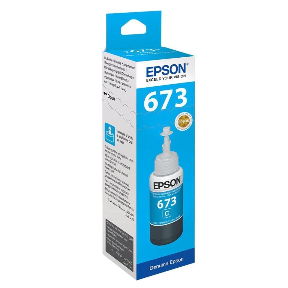 Epson Mürekkep 673 Mavi T67324a