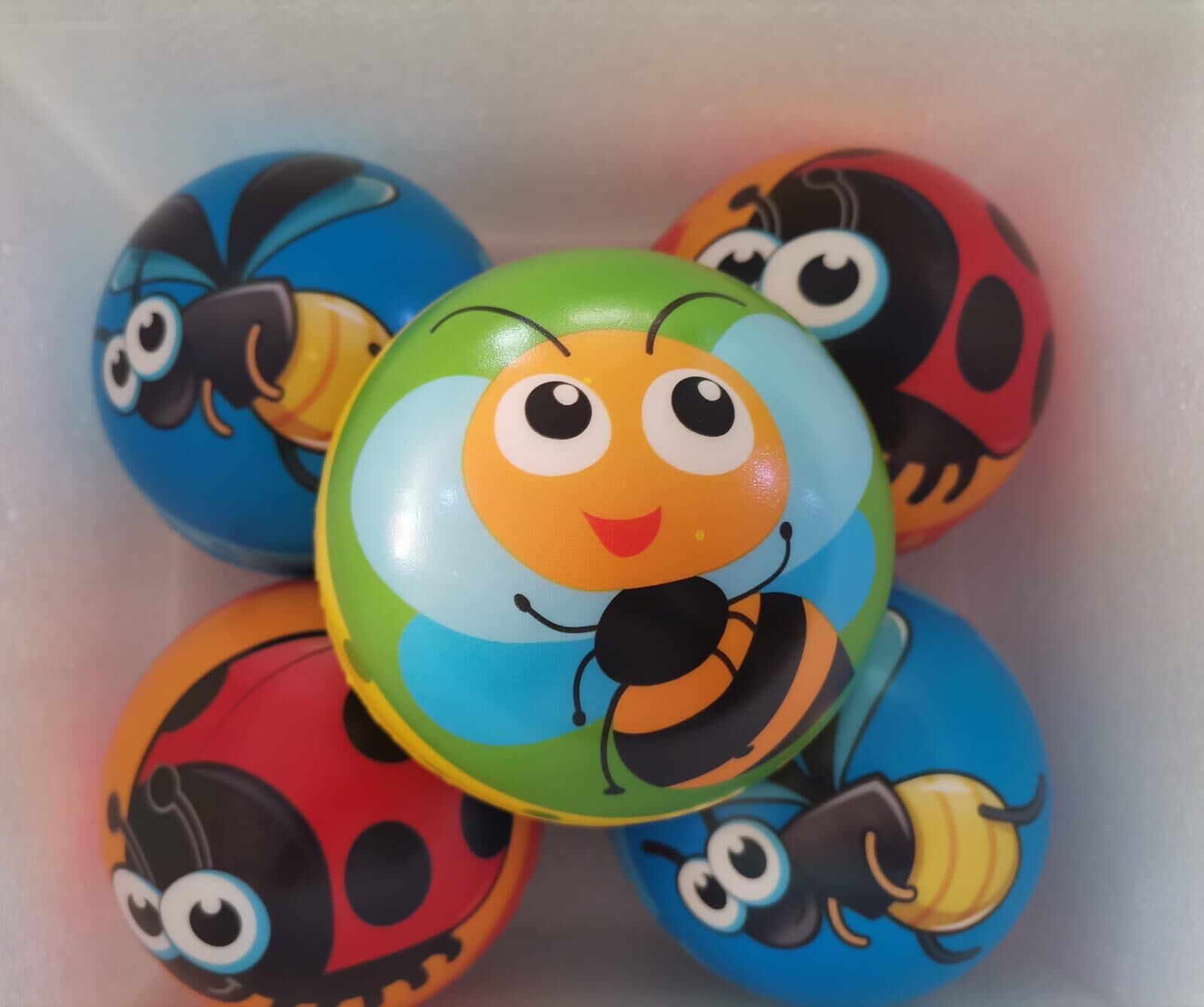 Ctoy Yumuşak Ugurböcegi Top 66-8 (4 Asorti )