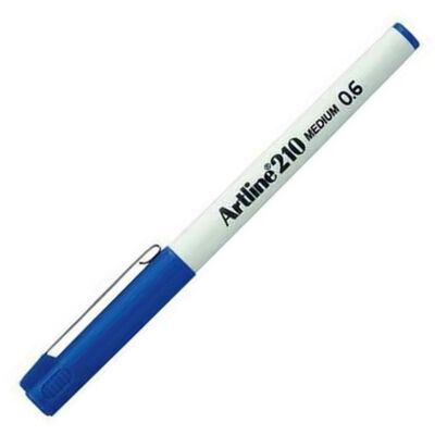 Artline 210n Keçe Uçlu Yazı Kalemi Uç:0,6mm Royal Mavi Lv-a-ek-210n R.blue