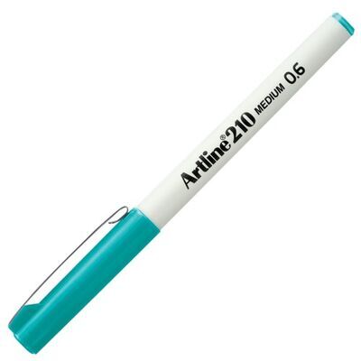 Artline 210n Keçe Uçlu Yazı Kalemi Uç:0,6mm Turkuaz Lv-a-ek-210n Turquoıse