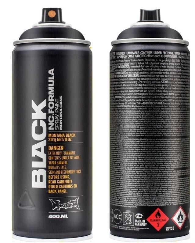 Montana Black Sprey Boya 400ml Yellow Blk1030 Lv-mo-263477