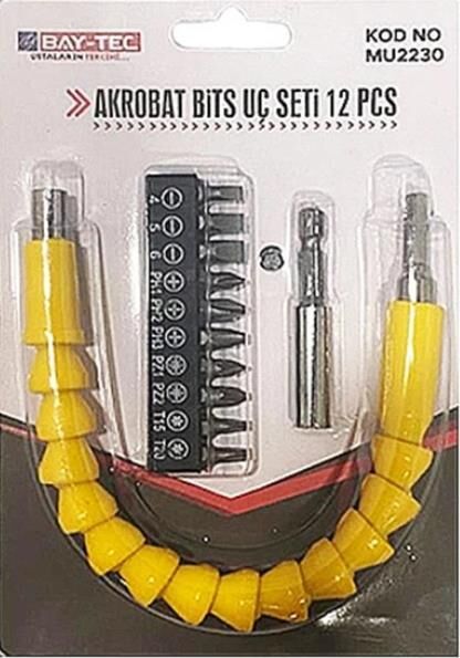 Bay-tec Mu-2230 Akrobat Bits Uç Seti 12 Parça