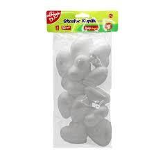 Bu-bu Strafor Köpük Kalp 6 Cm 12'li Kp0024
