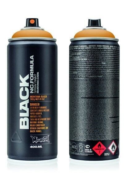 Montana Black Sprey Boya 400ml Topaz Blk1050 Lv-mo-263491
