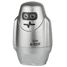 Serve Silgili Kalemtraş E-bot Metalik Gri