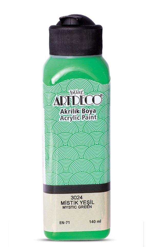 Artdeco Akrilik Boya 140ml Mistik Yeşil 3024 Lv-y-070r-3024