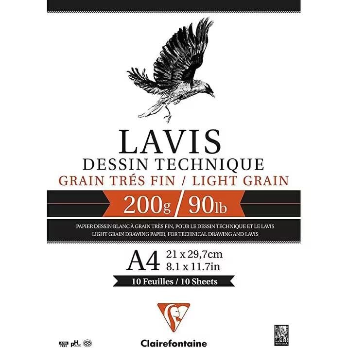 Clairefontaine Multi Teknik Lavis 20yp 200gr A4 Defter Al96341