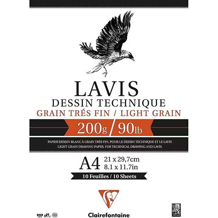 Clairefontaine Multi Teknik Lavis 20yp 200gr A4 Defter Al96341