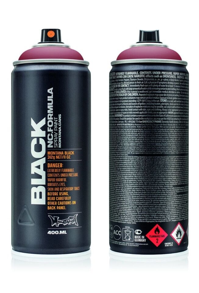 Montana Black Sprey Boya 400ml Rust Blk8080 Lv-mo-264207