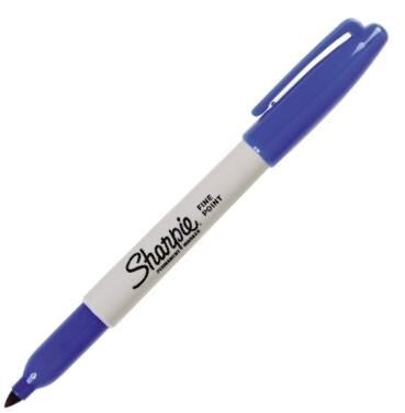 Sharpie Permanent Kalem Fine Yuvarlak Uç Mavi Sh-1741833