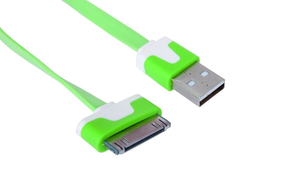 Vcom Cu272fs Iphone 4 1mt Ledli Kablo Yeşil