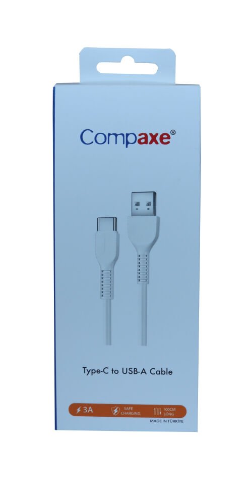 Compaxe Ctk-btu Usb 3.0 1mt Type-c 3a Şarj Kablosu