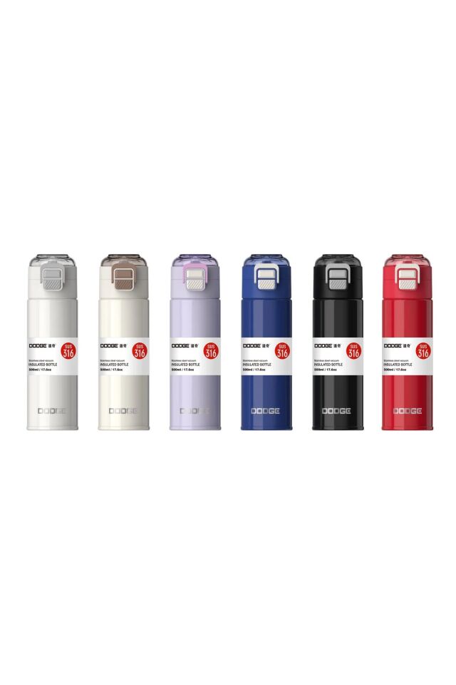 Shotay Dodge Çelik Termos Matara 500 Ml. (ass)