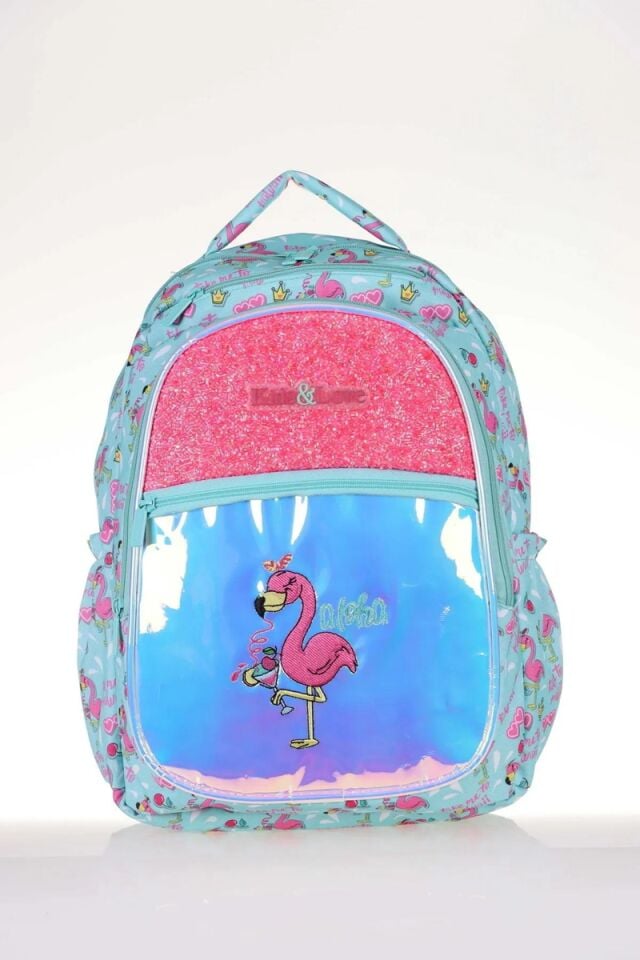Kaukko Kıds&love Flamıngo Sırt Çantası (aynalı-taşlı) L5061