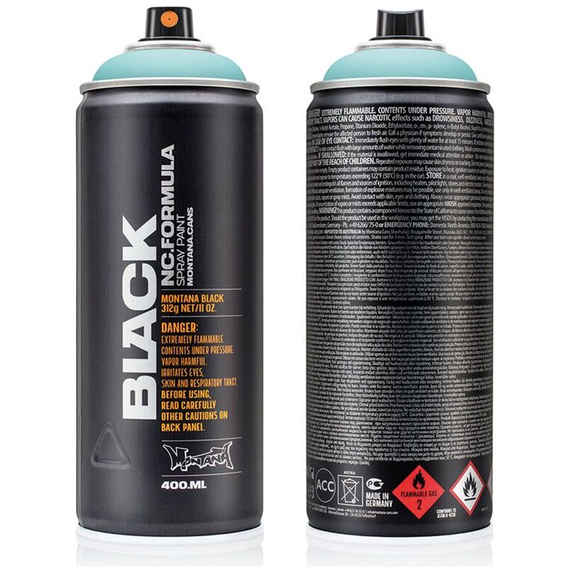 Montana Black Sprey Boya 400ml Tiffany Blk6110 Lv-mo-264078