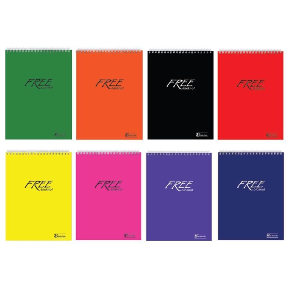 Keskin Color Bloknot A4 80 Yp. Çizgi Free Office Spr.145004-99