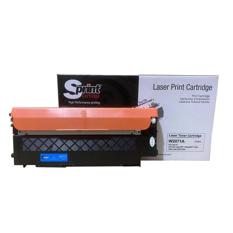 S Prınt W2071a (117a) Cyan Toner - Çipli (0.7k*) Sp10-117c