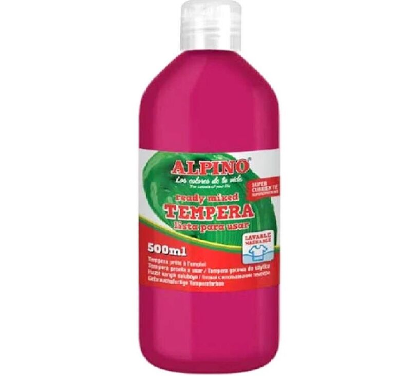 Alpino Sulu Boya 500 Ml Tempera Pembe Dm-010175