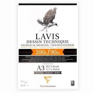 Clairefontaine Multi Teknik Lavis 20yp 200gr A3 Defter Al96342