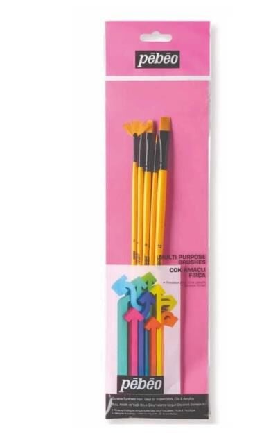 Pebeo Fırça Seti 5'li Çok Amaçli Set:13