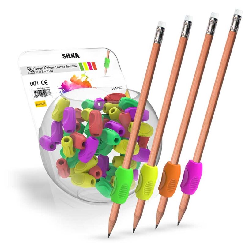 Silka Neon Kalem Tutma Aparatı 4 Renk Art.32n