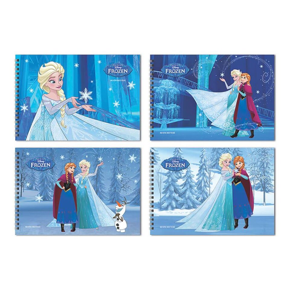 Keskin Color Resim Defteri 17x24 Cm K. Kapak Spiralli 15 Yp. Frozen 300115-71