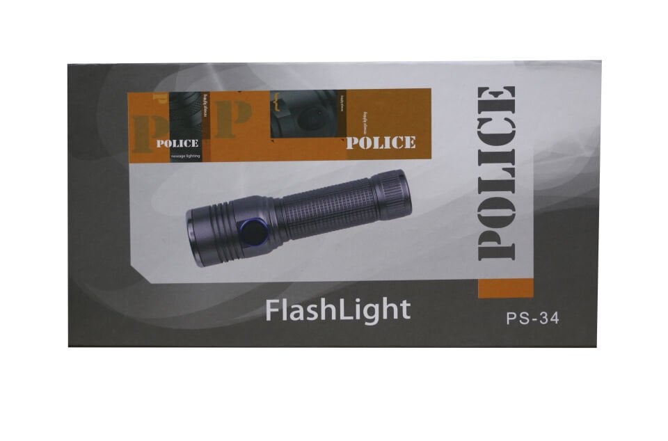 Polıce Ps-34 Üç Ayrı Modda Işık, Şarjlı El Feneri