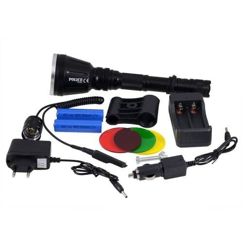 Polıce Ps-93 T6 Led Tüfek Aparatlı Şarj Edilebilir