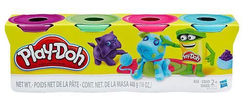 Play-doh Oyun Hamuru 4'lü Paket 448gr Play-b5517