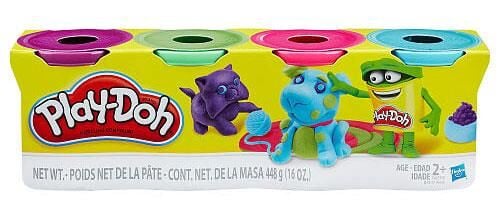 Play-doh Oyun Hamuru 4'lü Paket 448gr Play-b5517