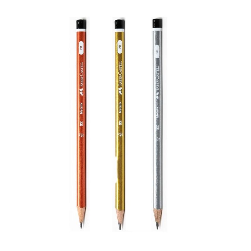 Faber Castell Kurşun Kalem Mercanlı 2b Metalik 14214
