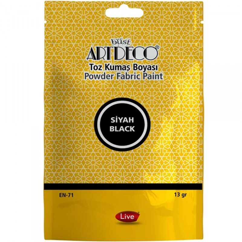 Artdeco Toz Kumaş Boyası 13gr Siyah 1118 Lv-y-010t-1118
