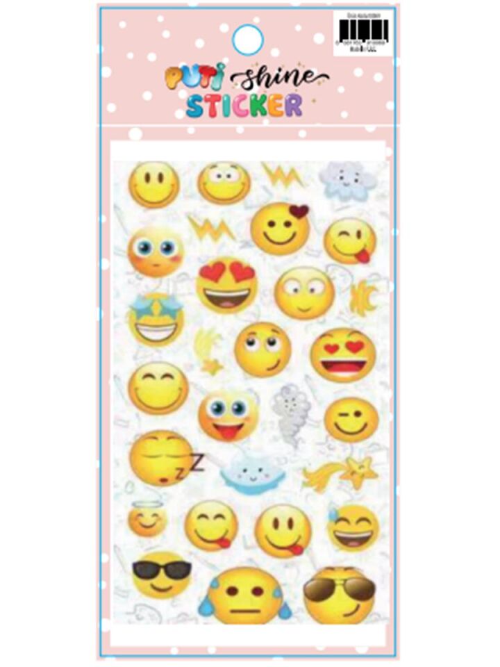 Puti Sticker Gülen Yüz Pt-10069