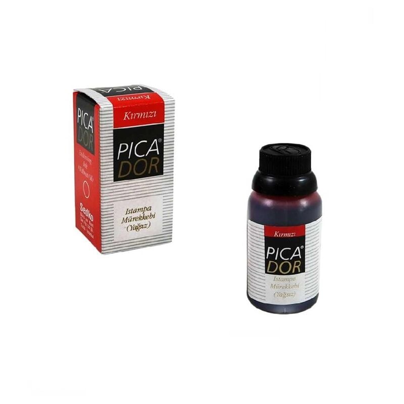 Picador Istampa Mürekkebi 30 Ml Kırmızı Ke003