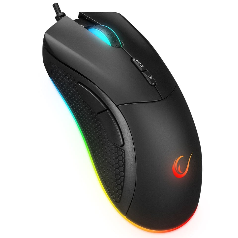 Rampage Smx-r53 Snapper Usb Siyah 7200 Dpi Rgb Aydınlatmalı Gaming Oyuncu Mouse