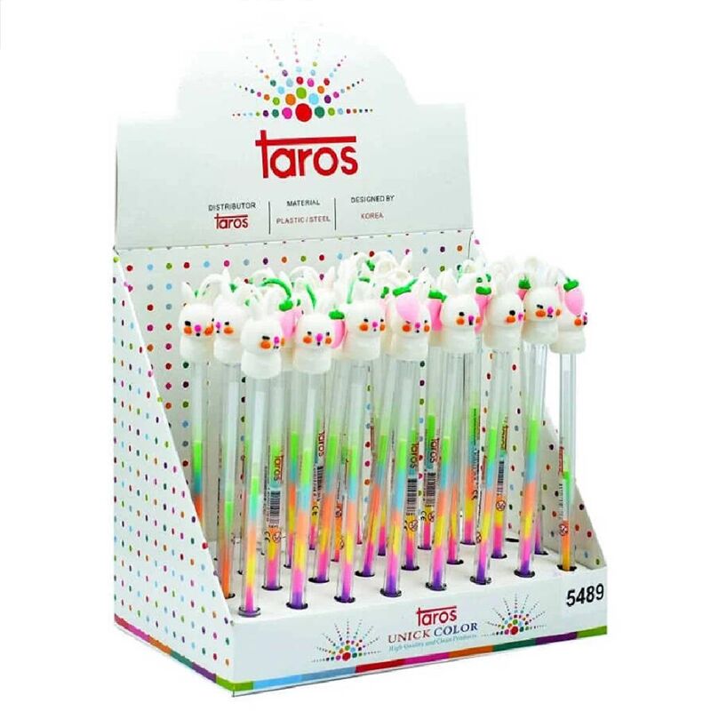 Taros Unick Color Tavşan Gökkuşağı Kalem 40 Lı 5489