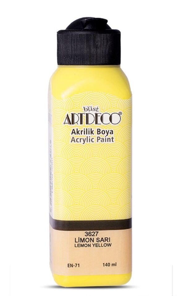 Artdeco Akrilik Boya 140ml Limon Sarı 3627 Lv-y-070r-3627